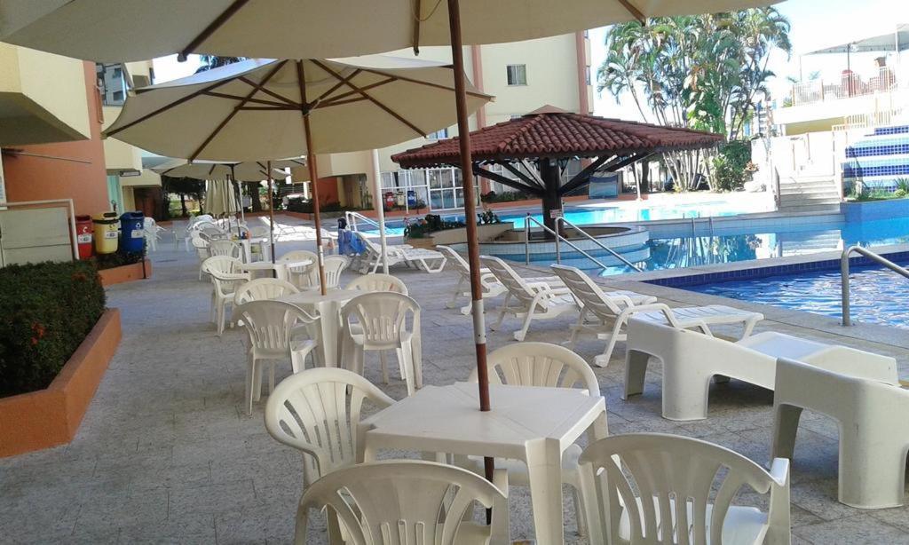 Caldas Novas - Go - Apartamento Parque Das Aguas Quentes Bloco 1 - Em Frente Clube Prive Luaran gambar